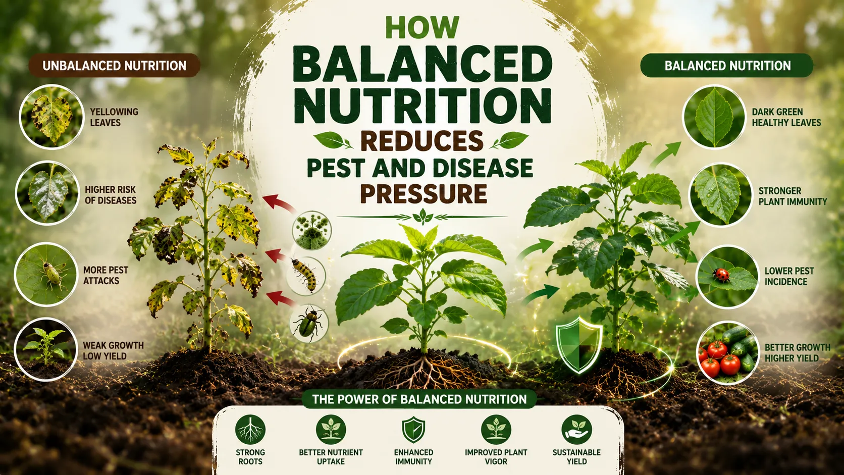 How Balanced Nutrition Reduces Pest and Disease Pressure