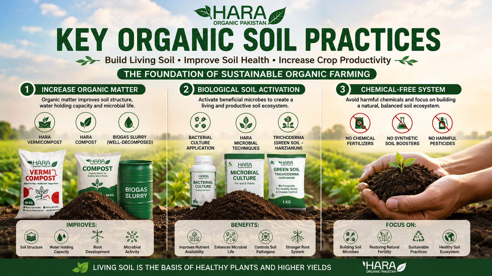 Key Organic Soil Practices