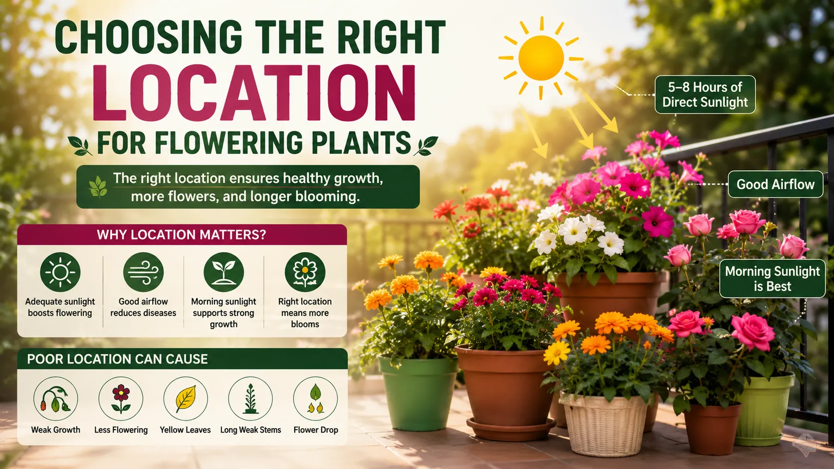 Choosing the Right Location for Flowering Plants