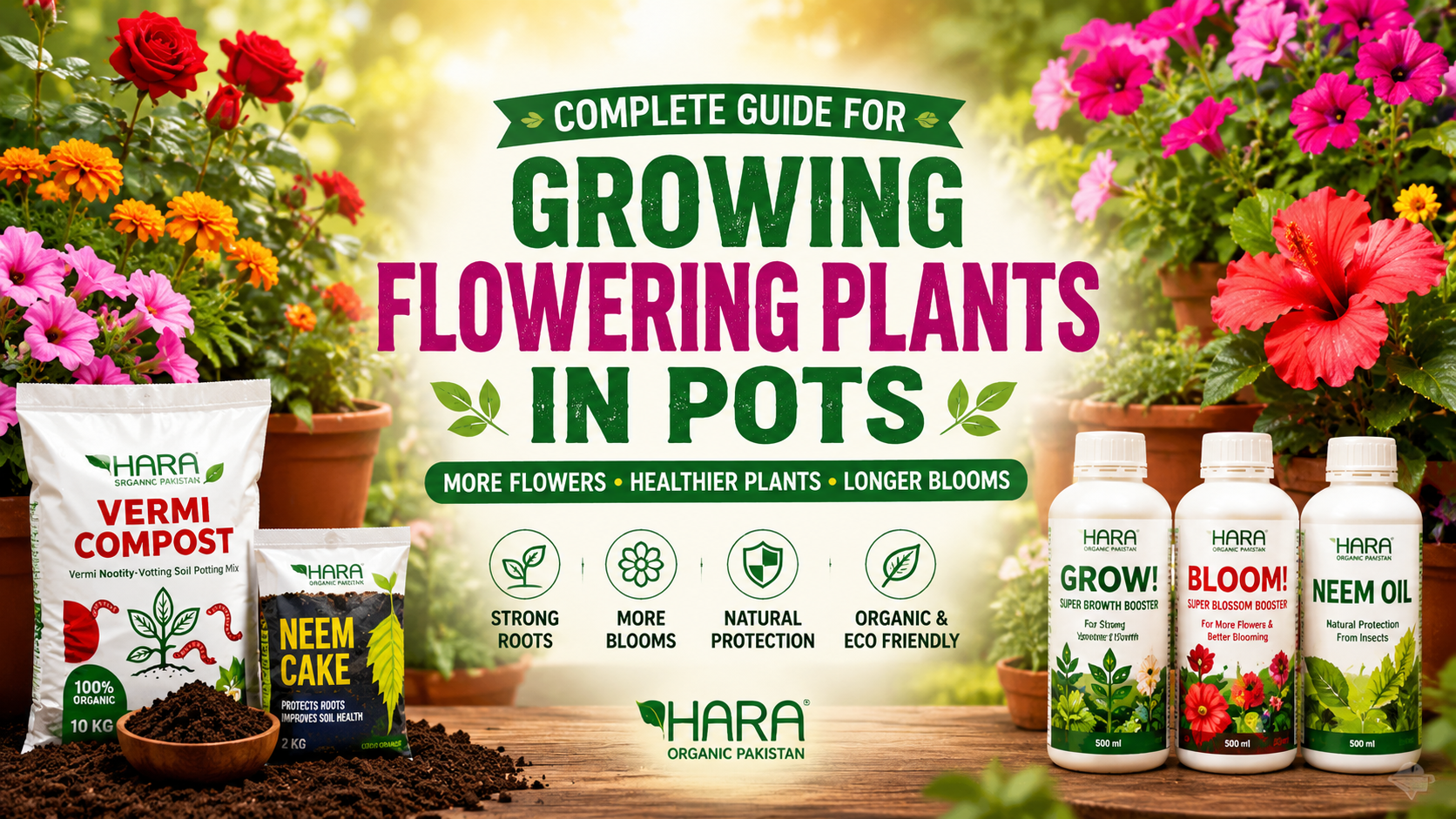 Growing Flowering Plants in Pots
