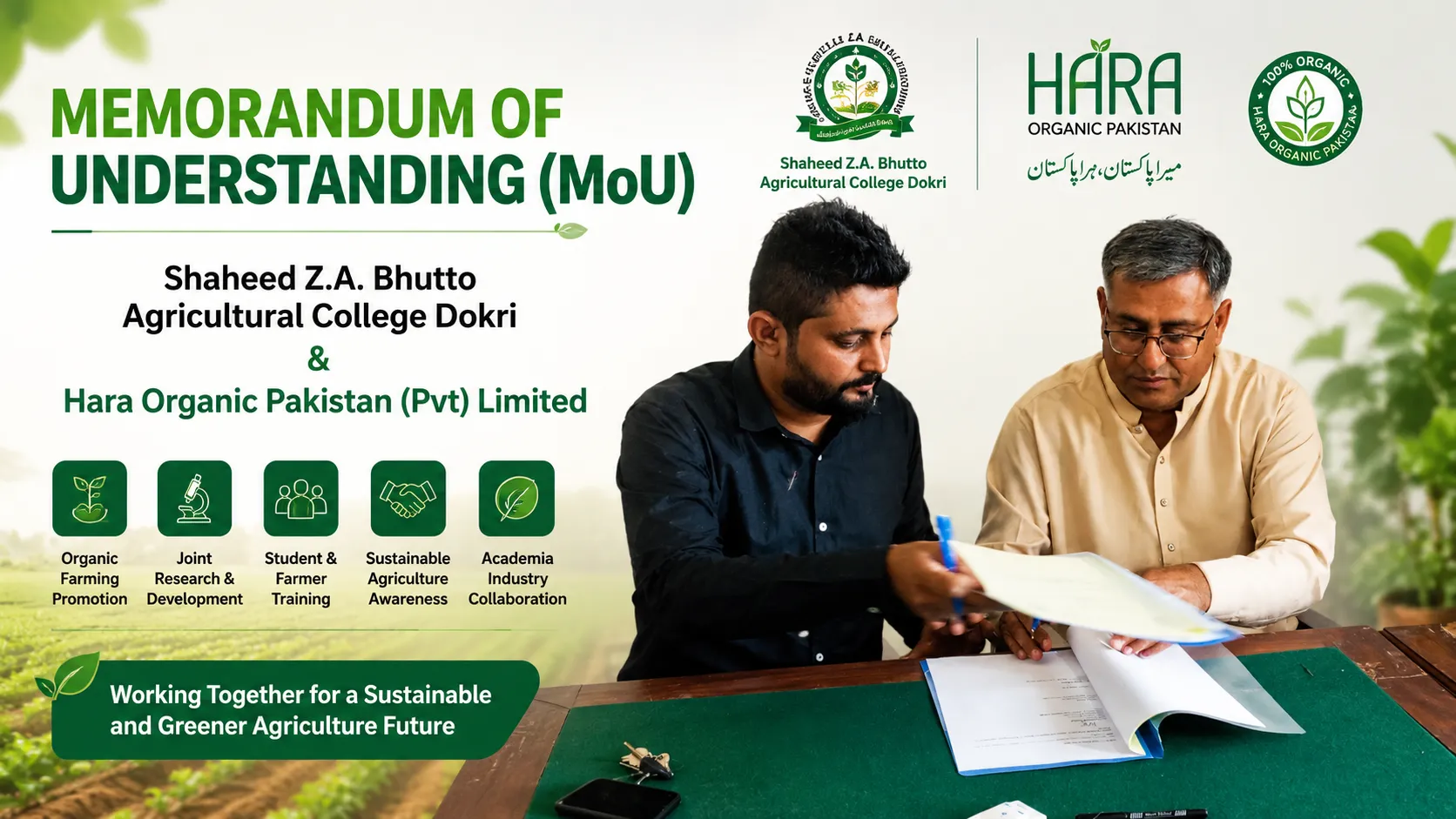 Organic Agriculture MoU