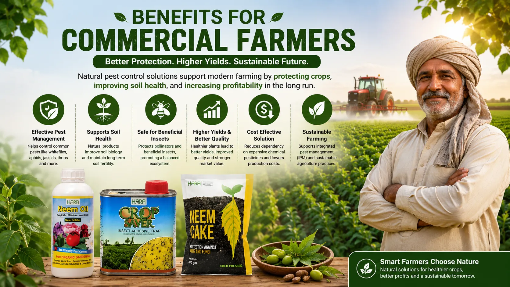 Benefits for Commercial Farmers