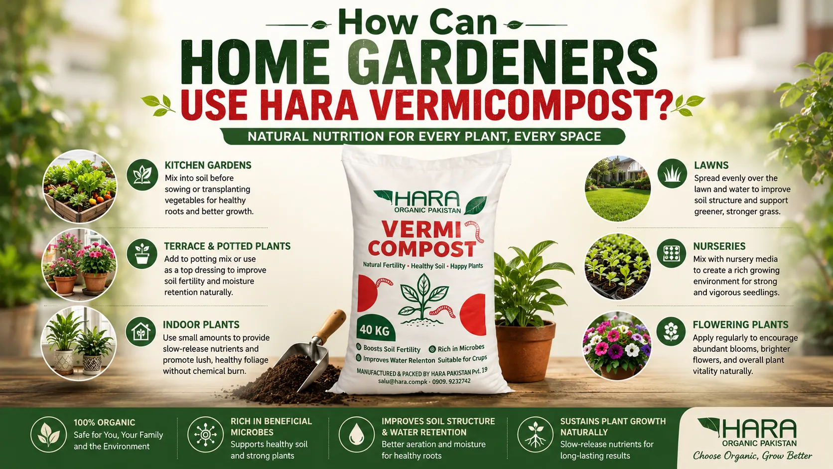 How Can Home Gardeners Use Hara Vermicompost