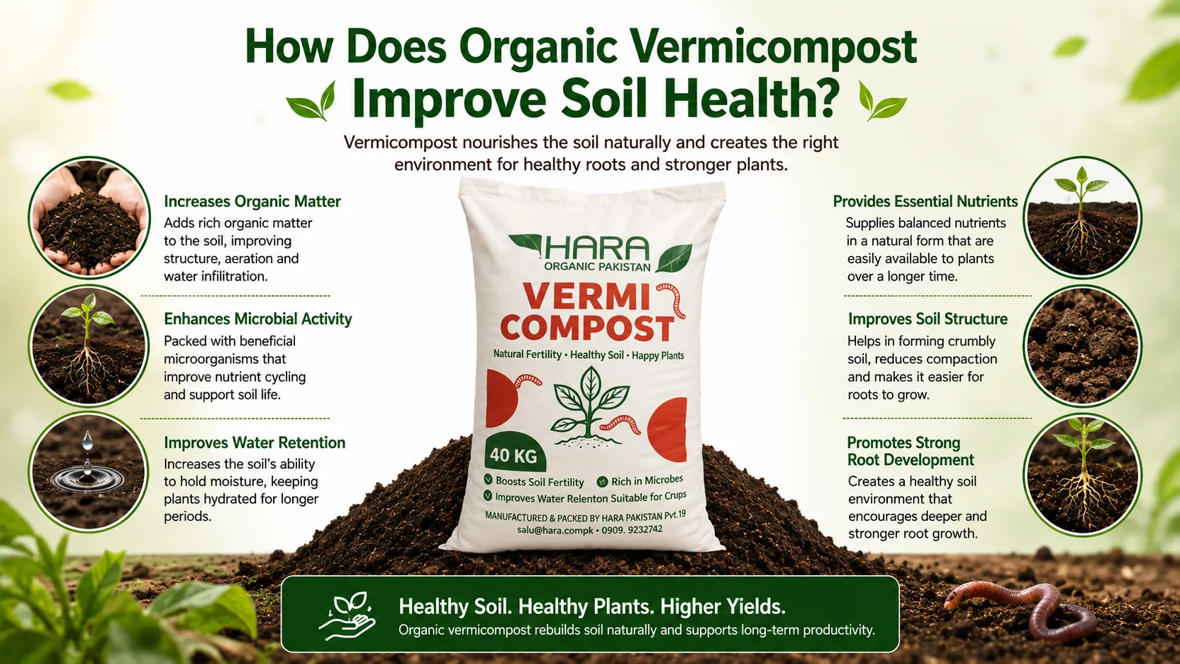 How Does Organic Vermicompost Improve Soil Health