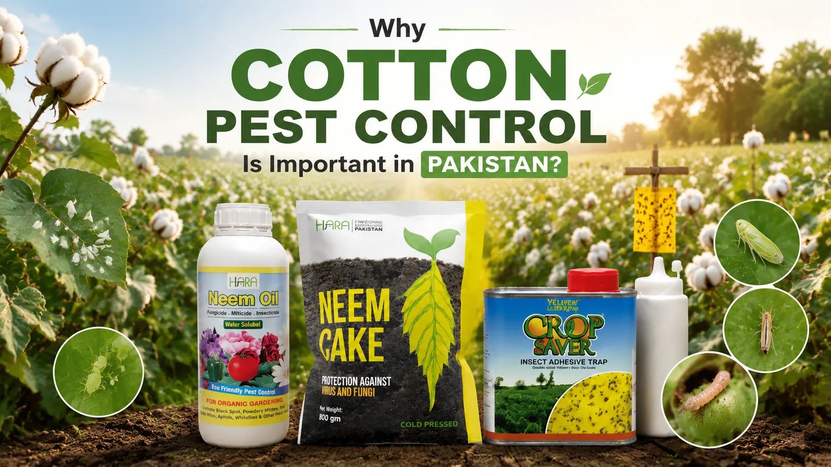 Why Cotton Pest Control Is Important in Pakistan