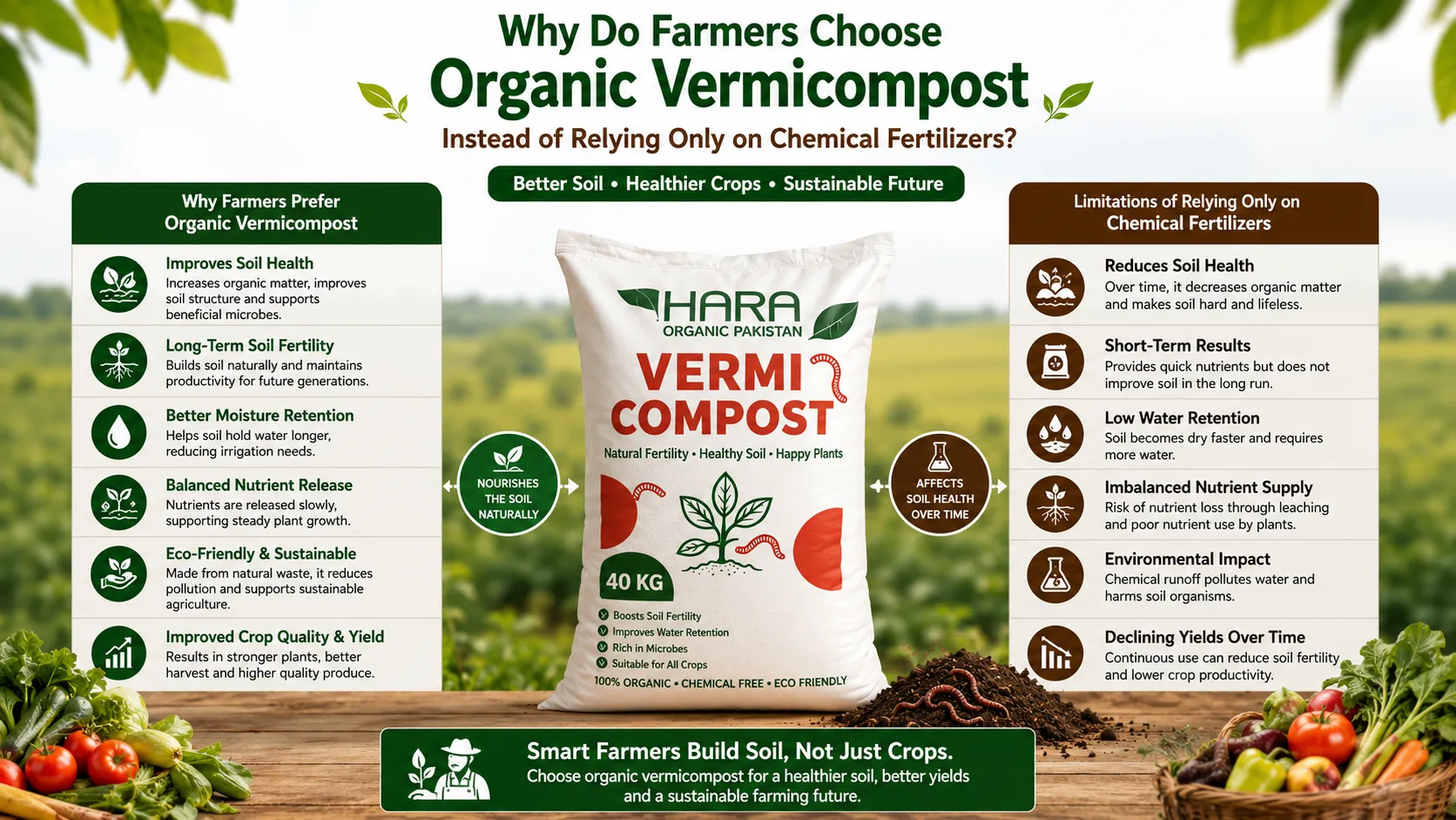 Why Do Farmers Choose Organic Vermicompost Instead of Relying Only on Chemical Fertilizers