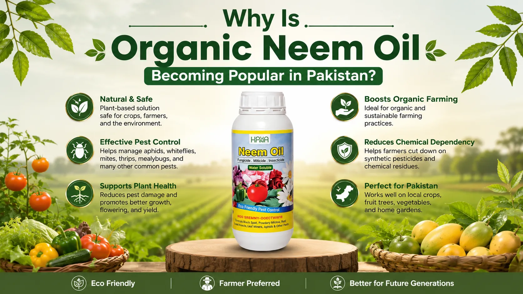 Why Is Organic Neem Oil Becoming Popular in Pakistan
